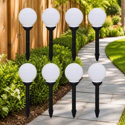 Friendly 8-Piece Solar LED Lights for Your Garden