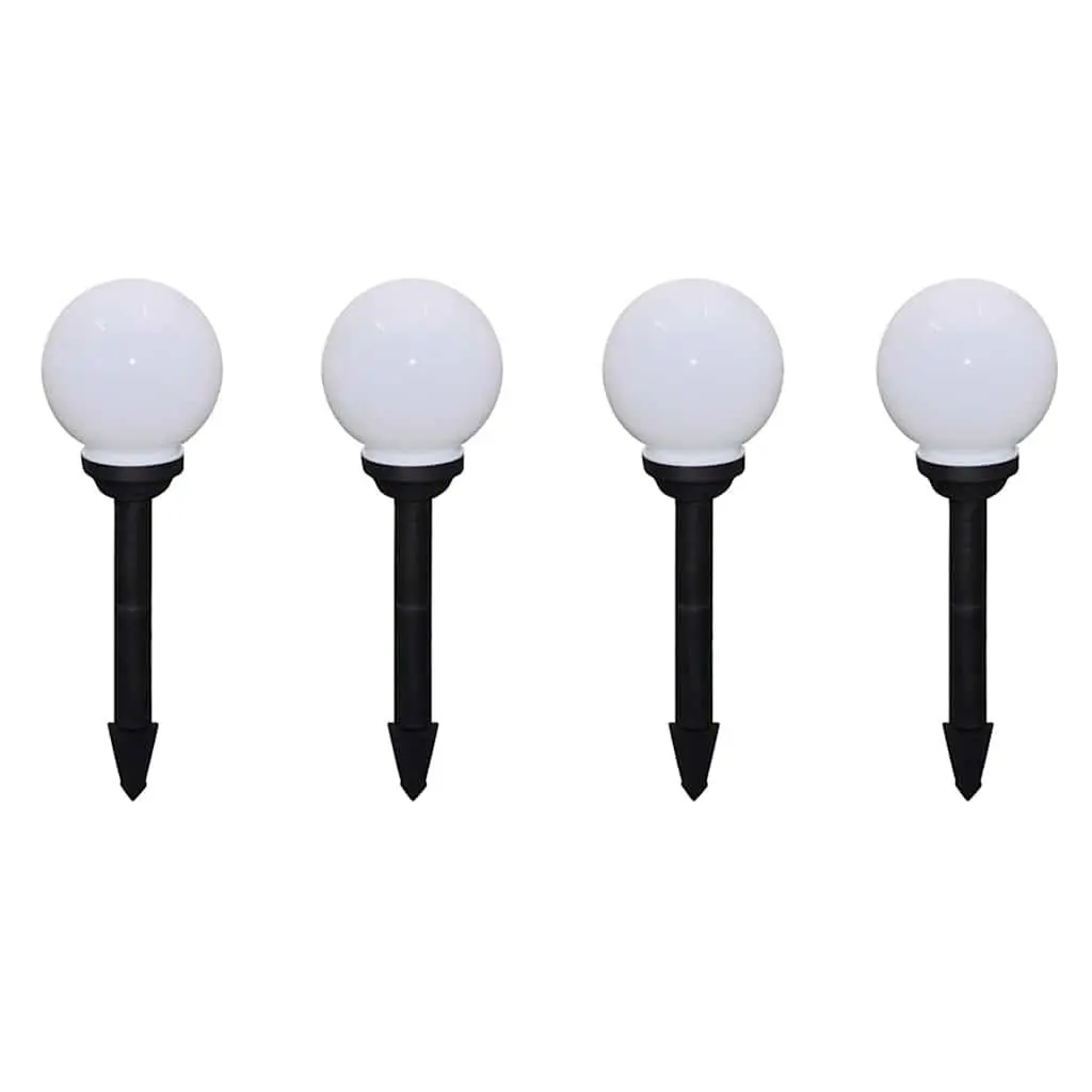 Outdoor Solar LED Pathway Lights 15cm 8 Piece Set Decorative Ground Spike