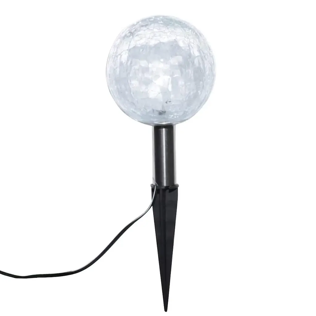 Solar Garden Lights LED Ball Outdoor Pathway Yard Patio Lighting 6 Piece