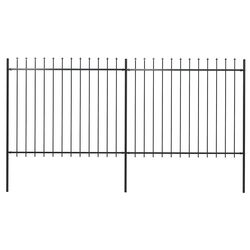 Create a Beautiful Outdoor Space with This Steel Fence Panel 359x150cm