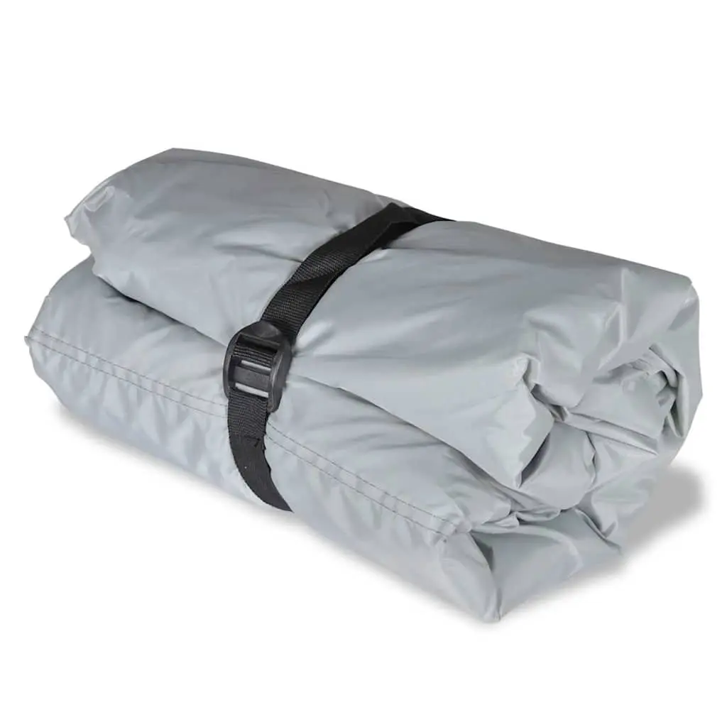 Boat Storage Cover Heavy Duty Grey 2 Pieces Waterproof