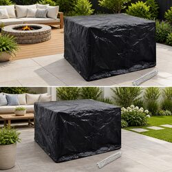 Garden Furniture Cover 4 Person Rattan Set 2 Pack 113x113cm Outdoor Protection