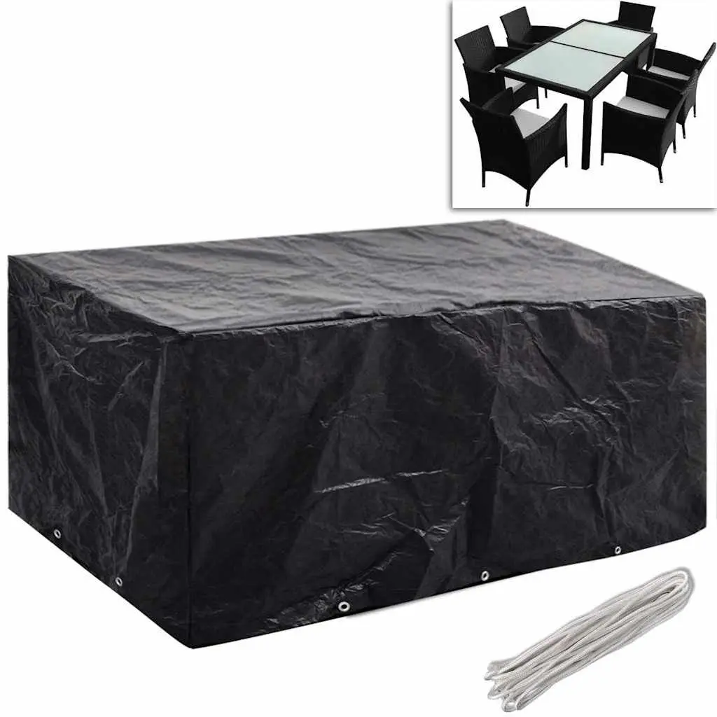 Garden Furniture Covers Protective 240x140cm for 6 Person Rattan Set