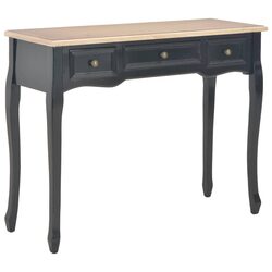 Your New Black Console Dressing Table Awaits!