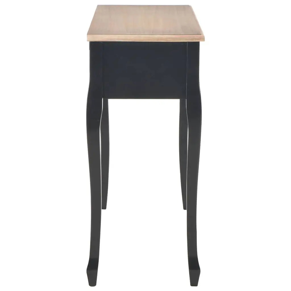 Console Dressing Table with 3 Drawers Black Accent End Table