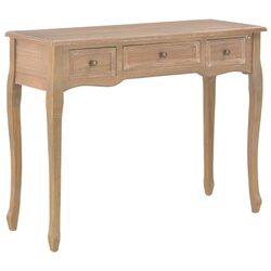 Friendly and Functional Brown Console Table