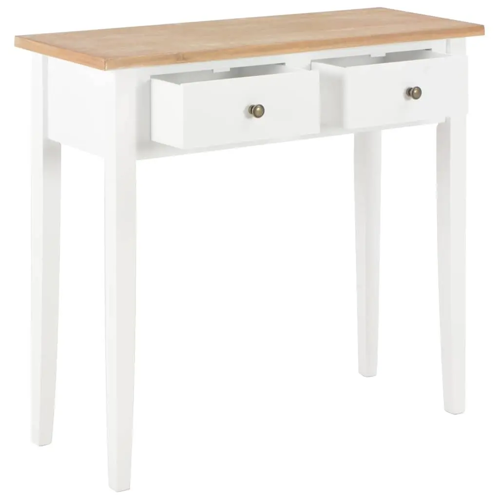 White Console Table