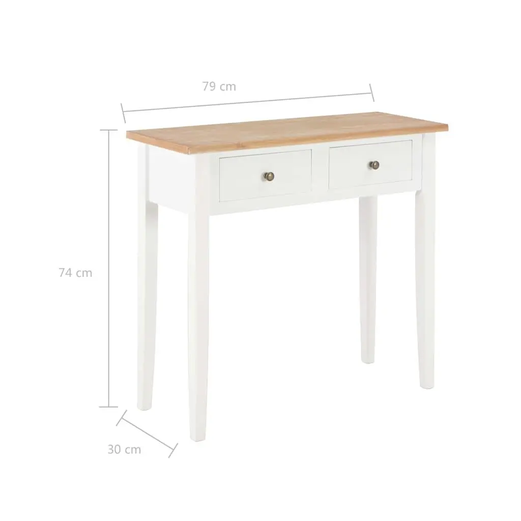 White Console Table