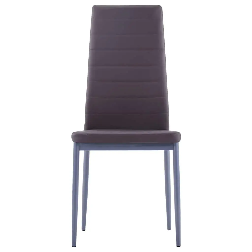 Dining Set Modern 7 Piece Grey Table 6 Chairs Kitchen Furniture