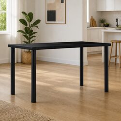 Create Your Dining Space with a Modern Black Table