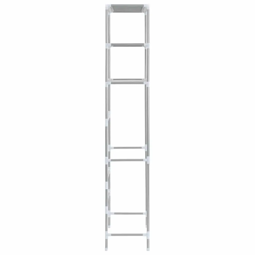 3 Tier Bathroom Storage Rack Over Toilet Organiser Silver Space Saving Shelf