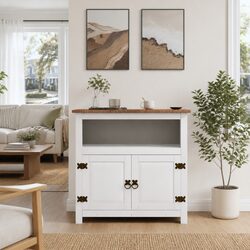 Your Ideal TV Cabinet in White Mexican Style