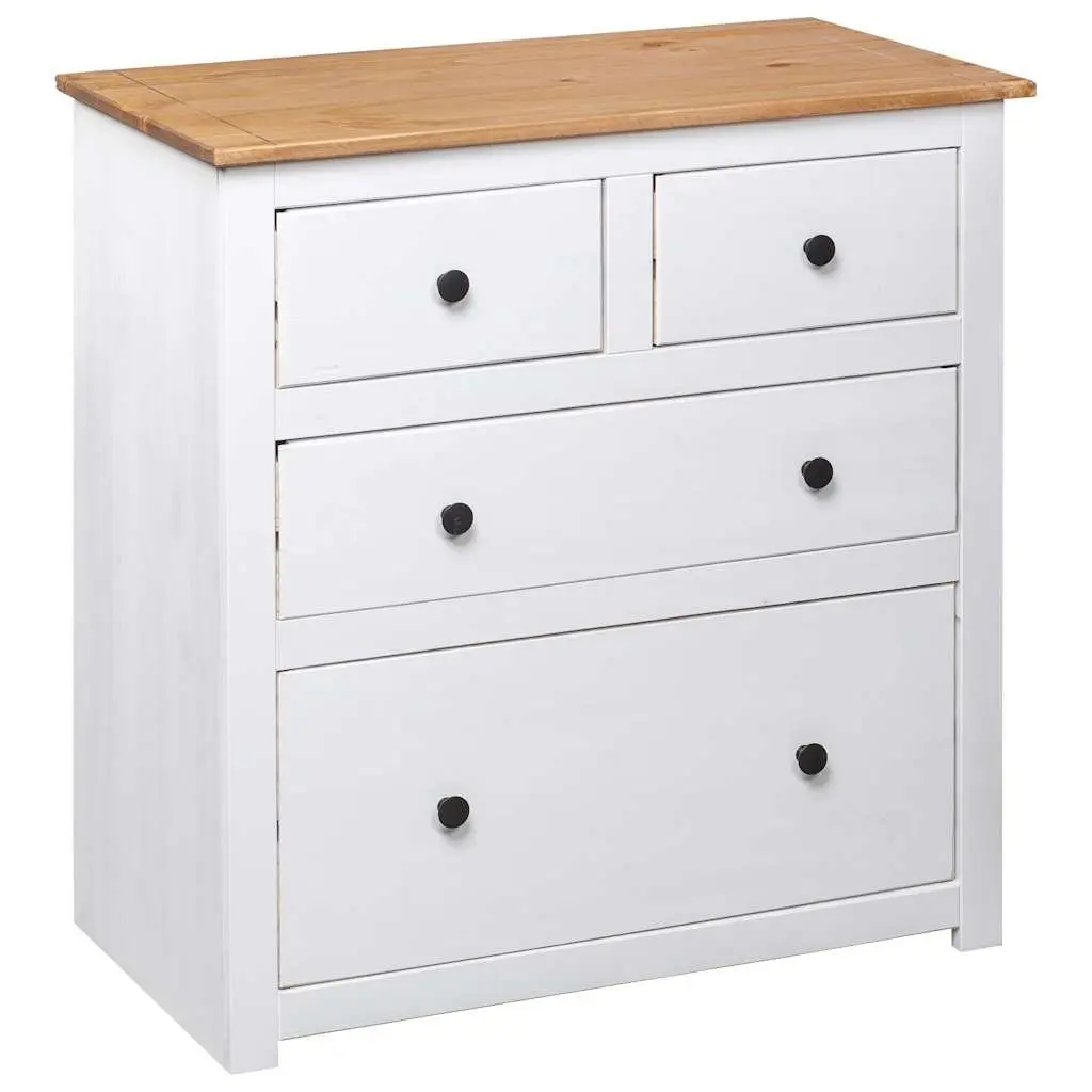 White Sideboard with 4 Drawers
