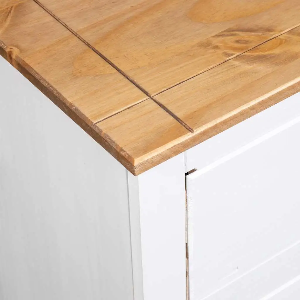 White Sideboard with 4 Drawers