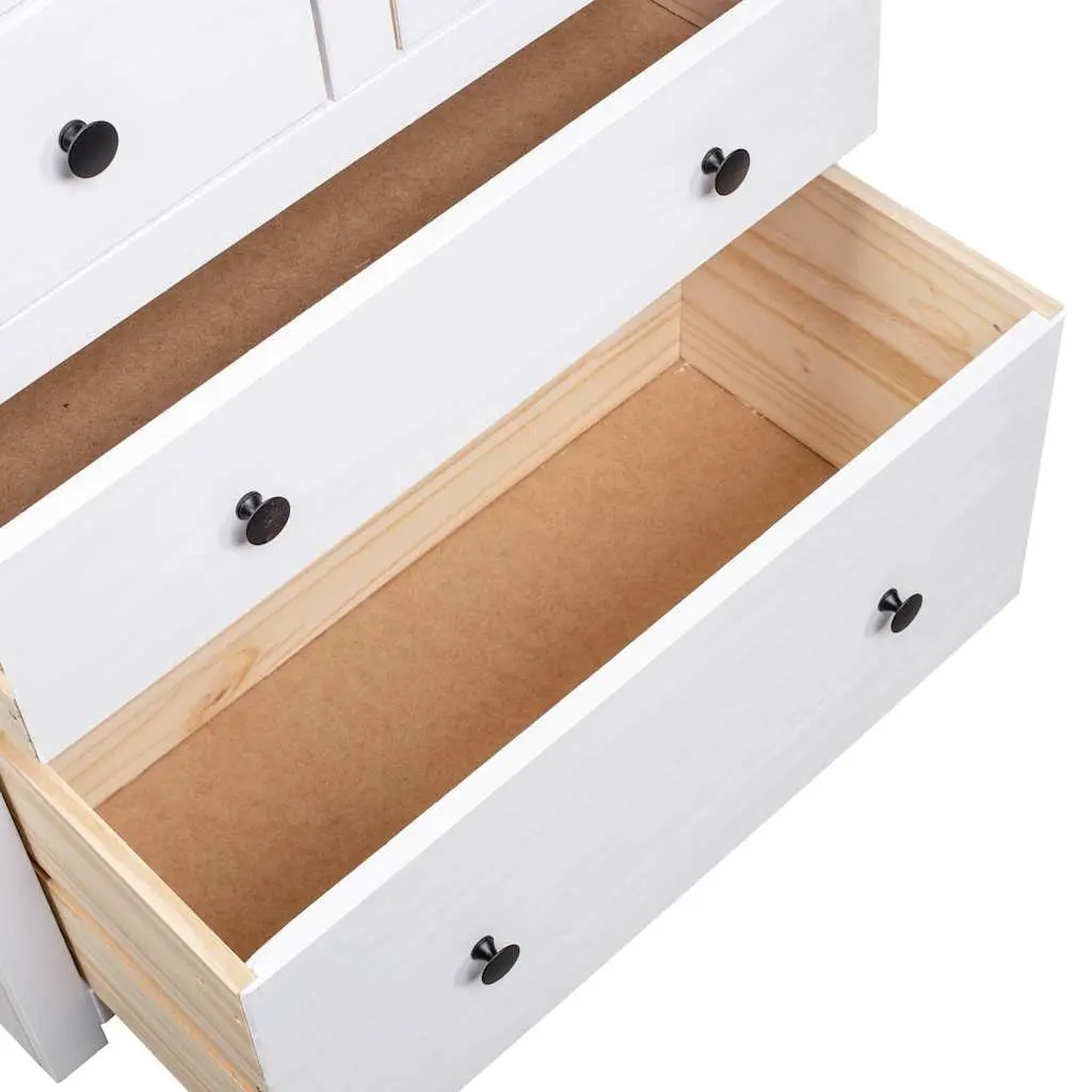 White Sideboard with 4 Drawers