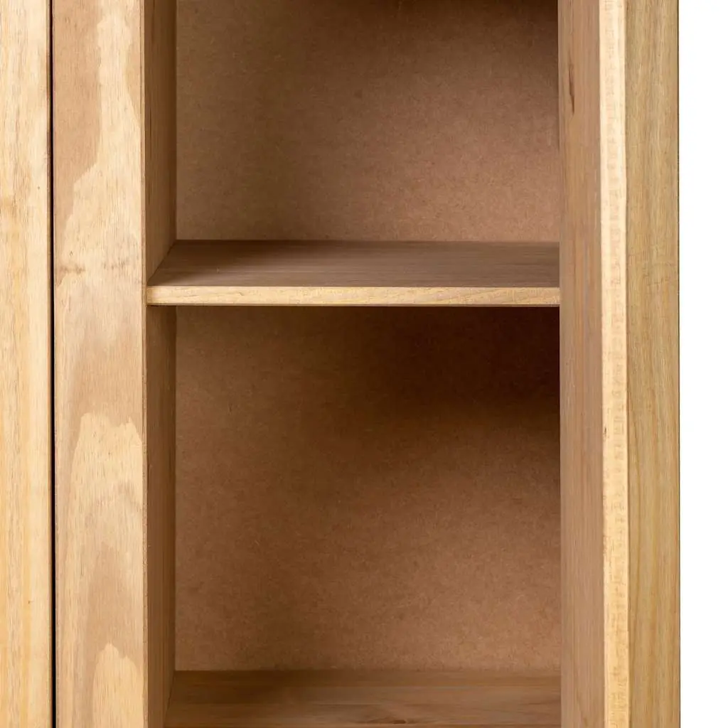 3-Door Wardrobe Brown 118x50x171.5 cm Storage Cabinet Cupboard Bedroom Furniture