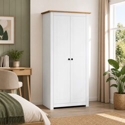 Friendly White Wardrobe: Your Go-To Storage Solution