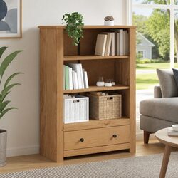 Stylish Solid Pine Bookcase - Functional and Charming