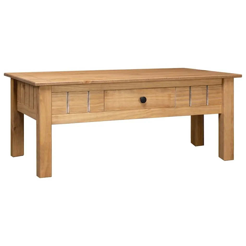 Solid Pine Coffee Table with Drawer