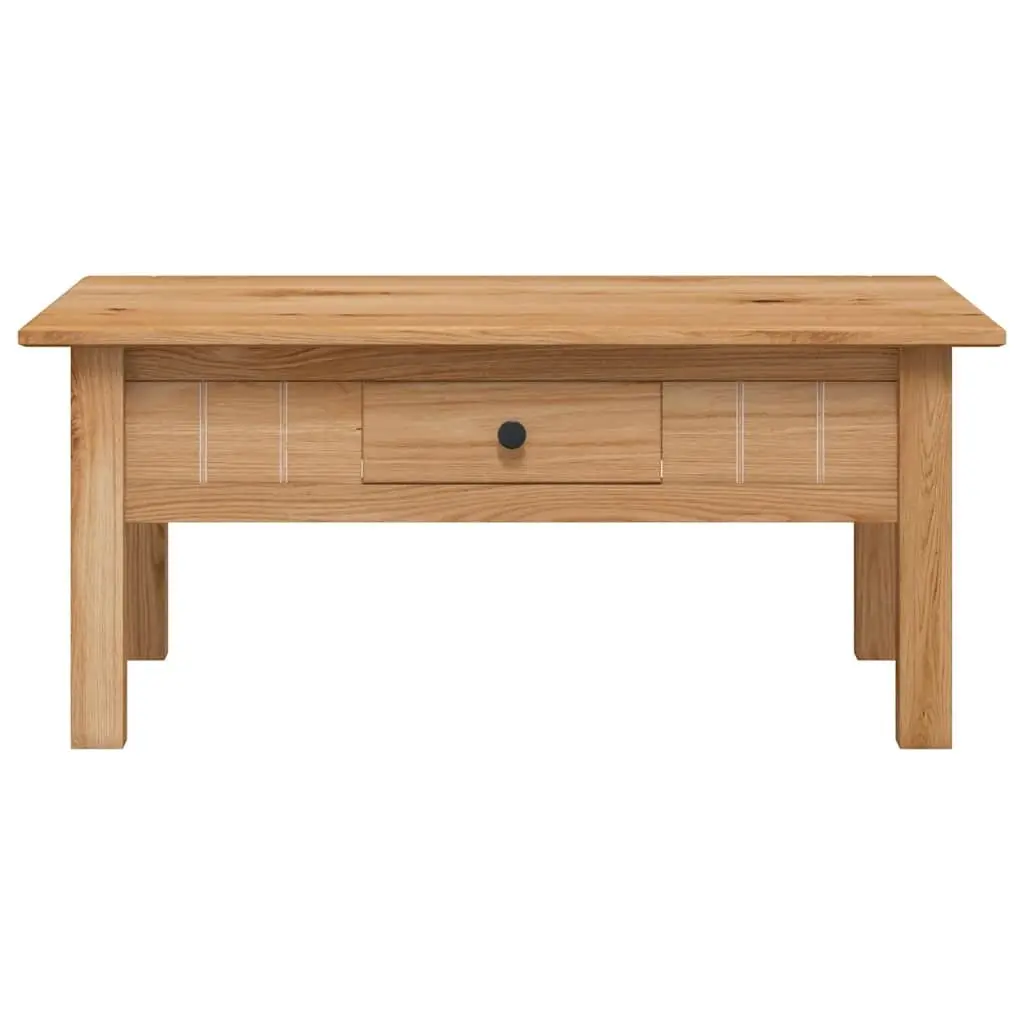 Solid Pine Coffee Table with Drawer