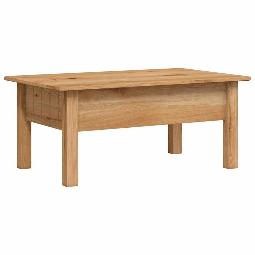Solid Pine Coffee Table with Drawer