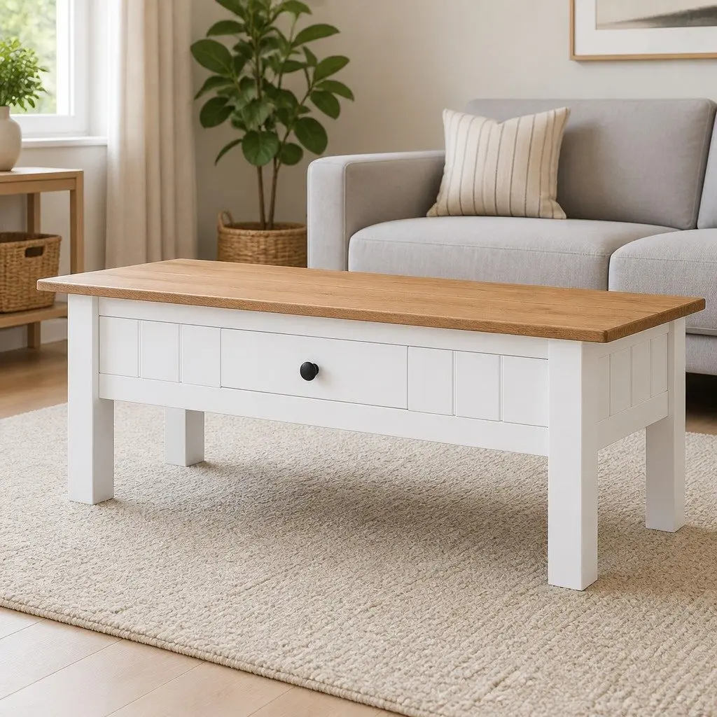 Coffee Table with Storage Drawer