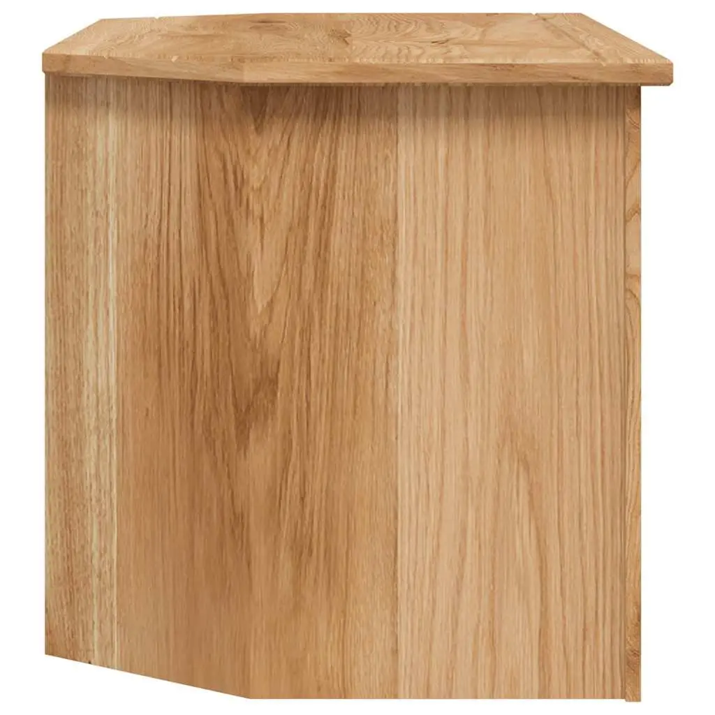 Corner TV Cabinet 93x49x49cm in Brown Pinewood