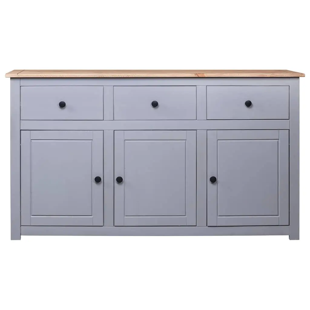 Grey Storage Sideboard with 3 Drawers