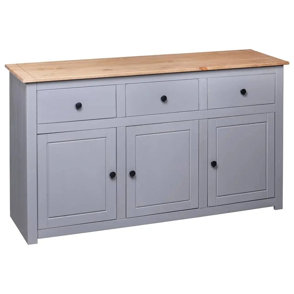 Grey Storage Sideboard with 3 Drawers