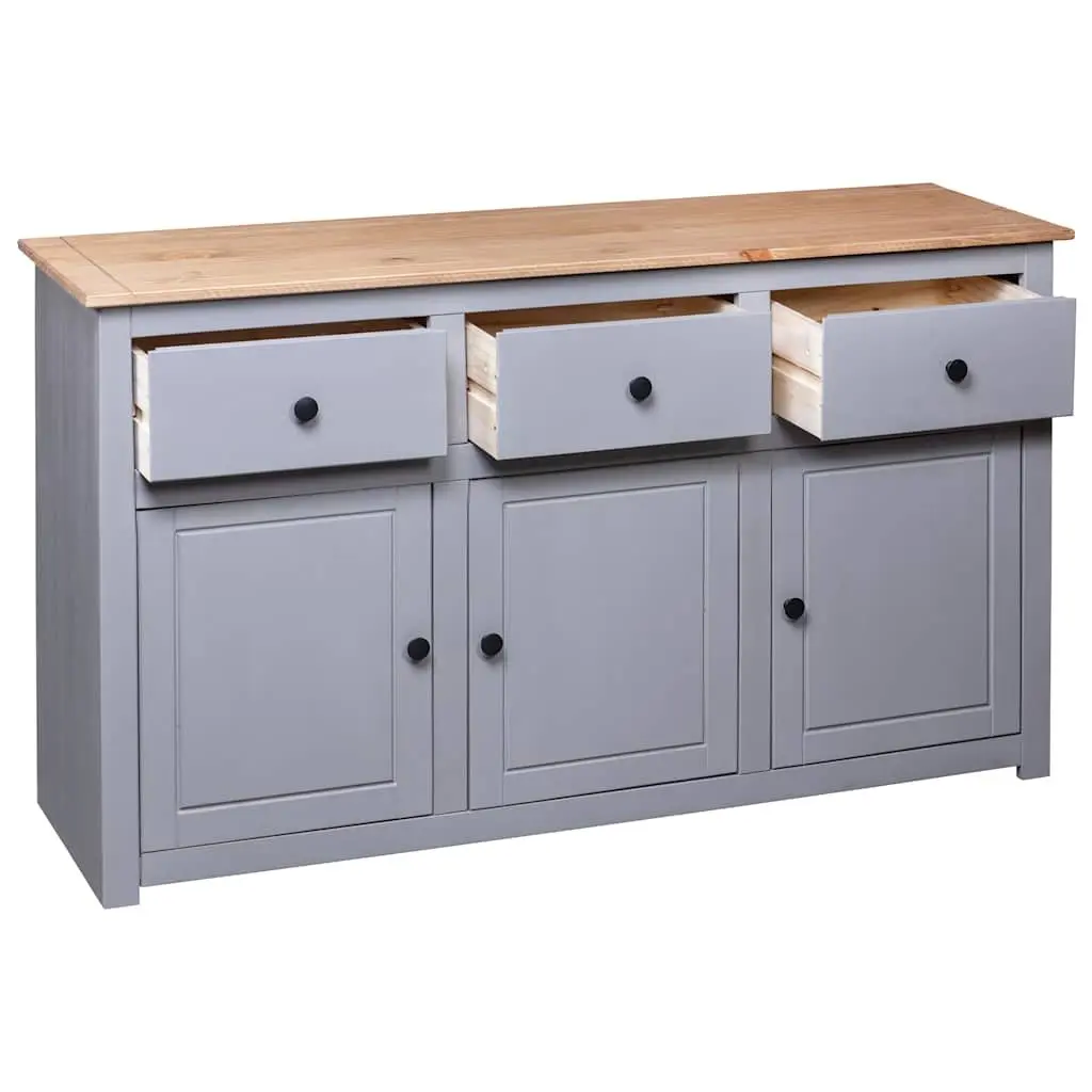 Grey Storage Sideboard with 3 Drawers
