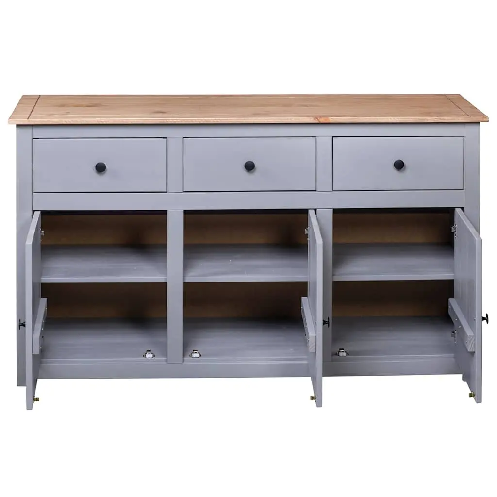 Grey Storage Sideboard with 3 Drawers