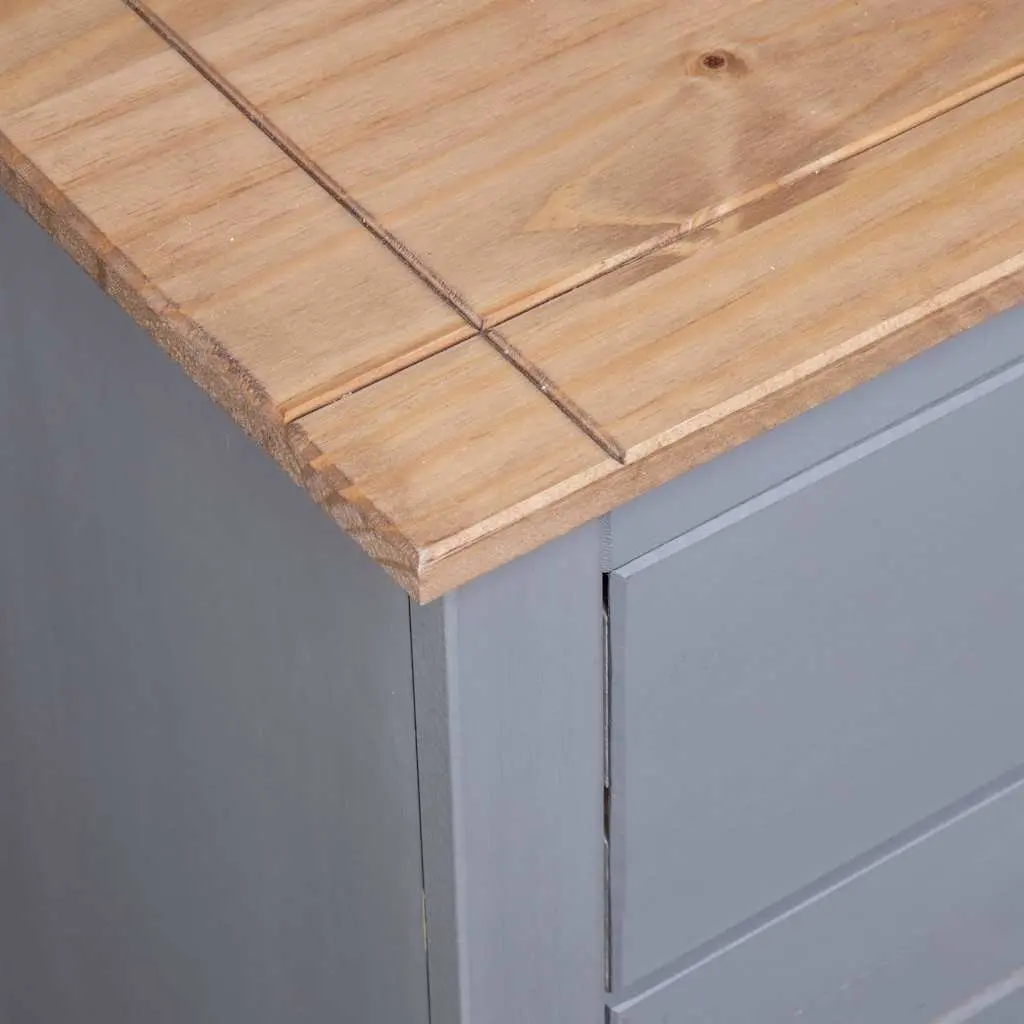 Grey Storage Sideboard with 3 Drawers