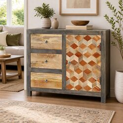 A Stylish and Functional Side Cabinet for Your Home