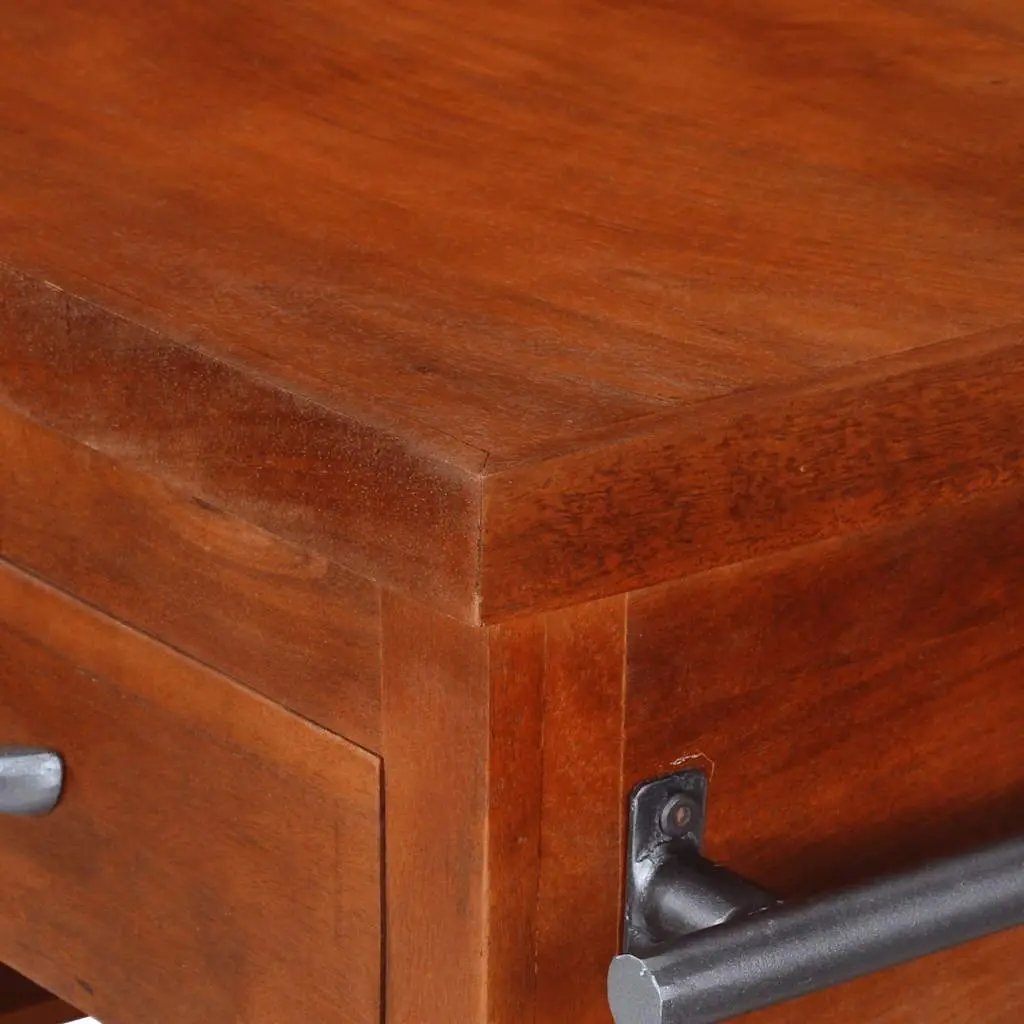 Kitchen Trolley Solid Acacia Wood Storage Cart 100x48x89cm Brown Dining