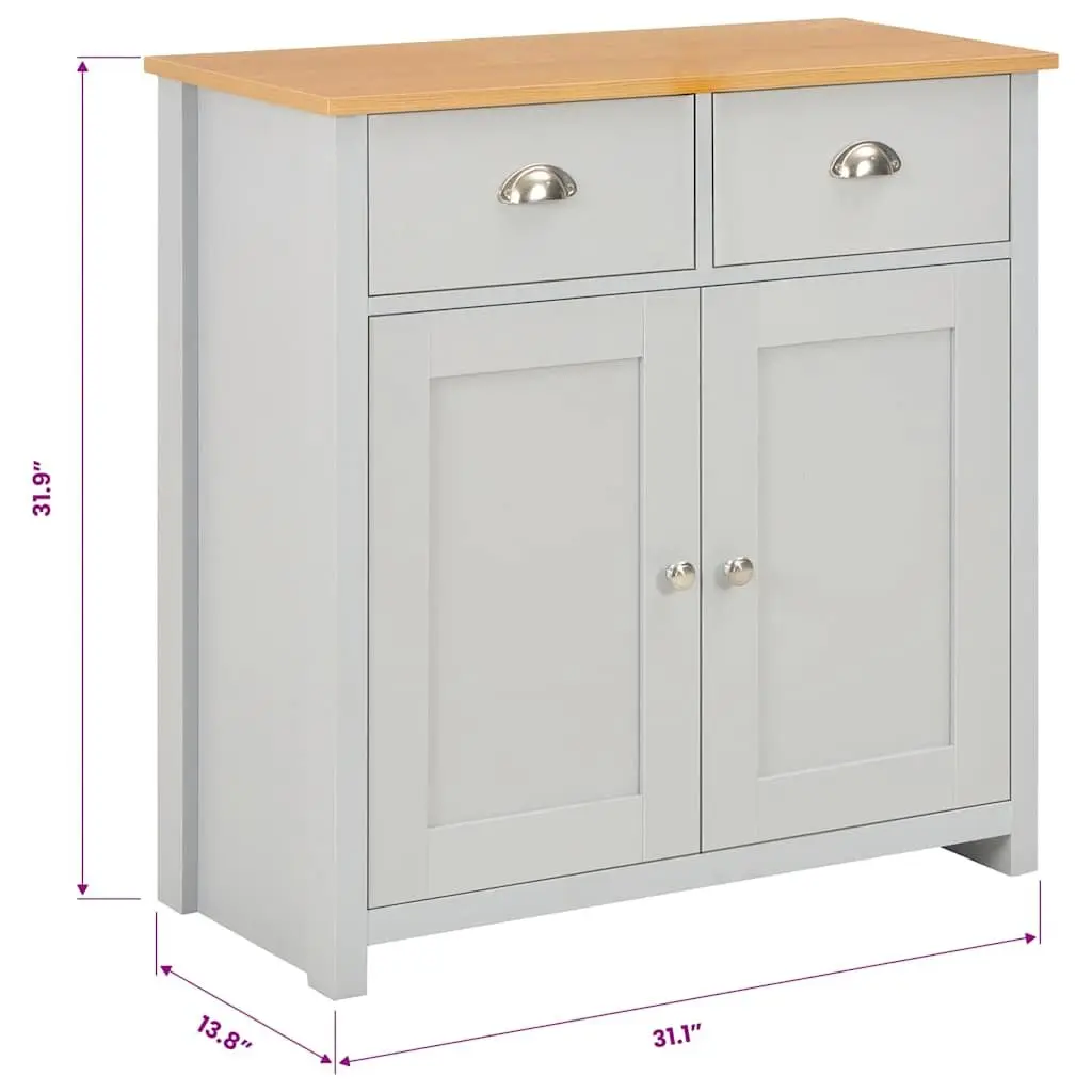 Grey Sideboard Cabinet for Living Spaces