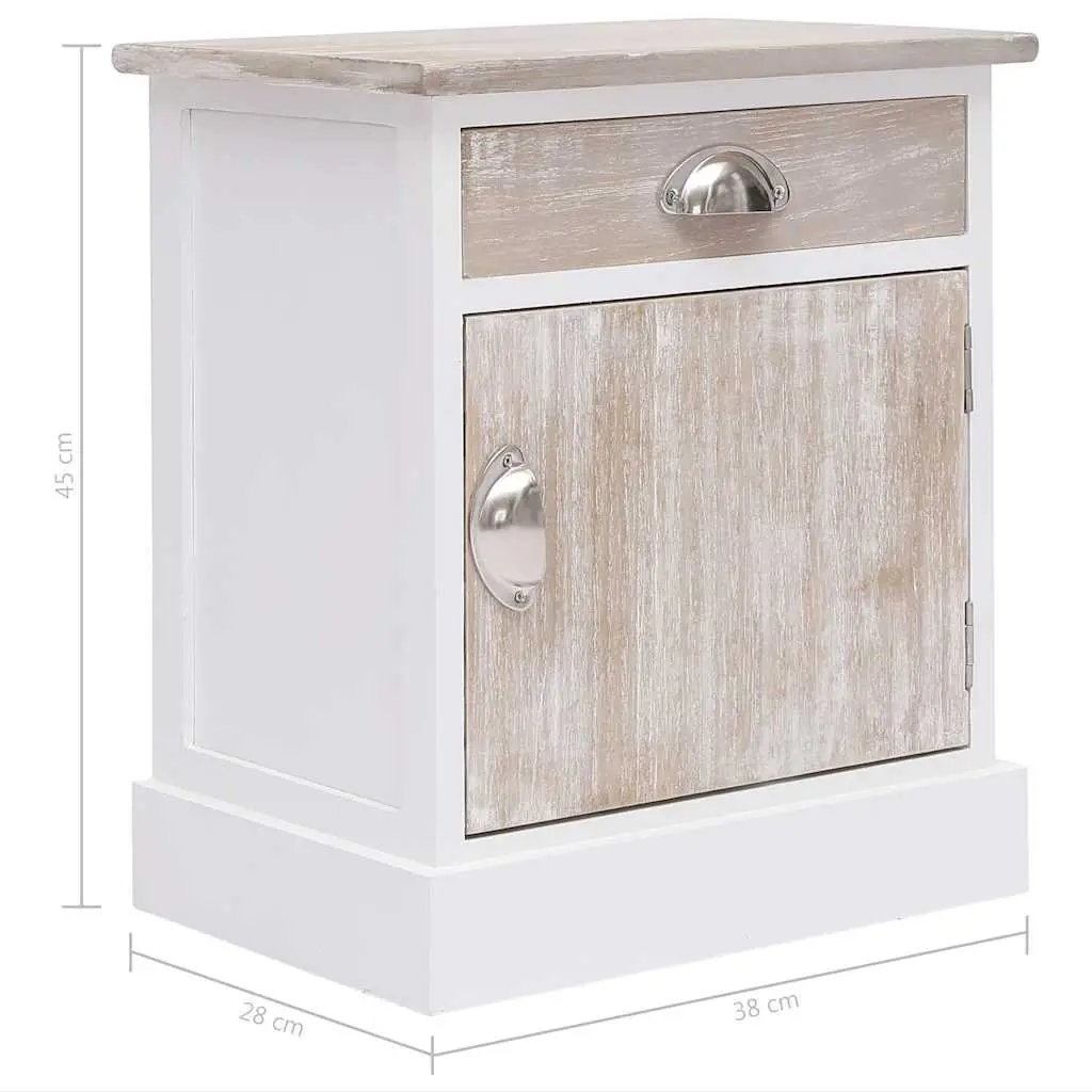 Nightstand Set in White
