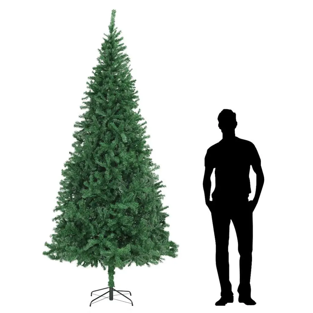 Lifelike Artificial Christmas Tree Green 300cm PVC Branches Durable Holiday Decor
