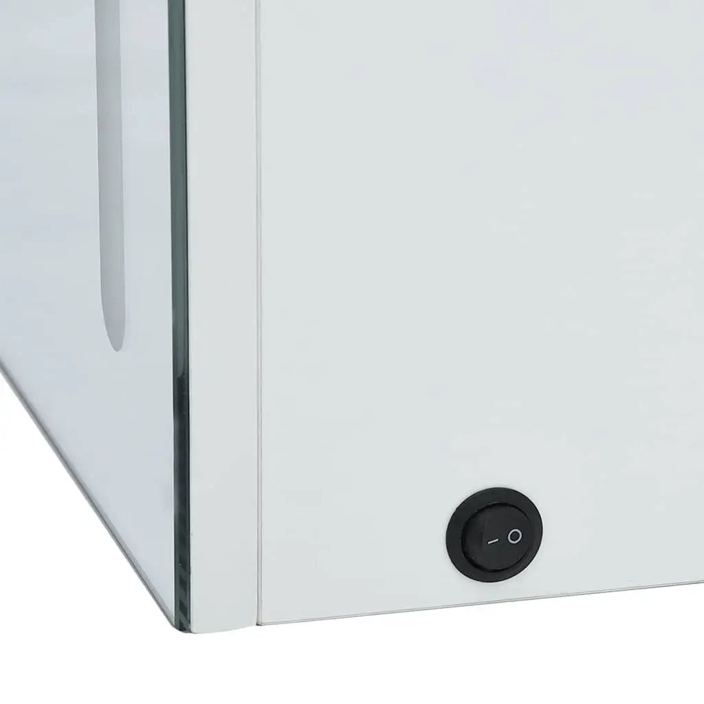 LED Bathroom Mirror Cabinet Wall Mount 50x13x70cm White