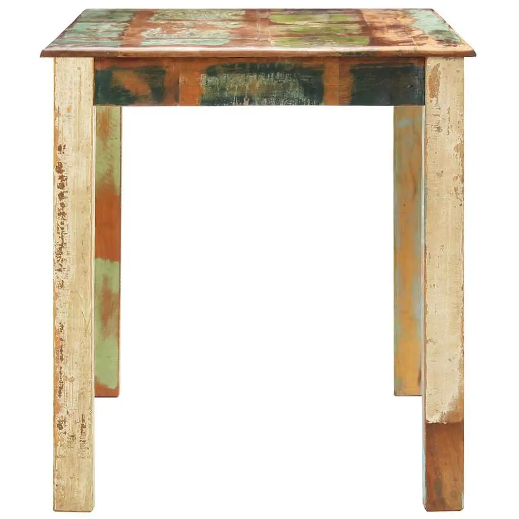 Dining Table Solid Reclaimed Wood Kitchen Room Furniture 140x70x76cm Antique