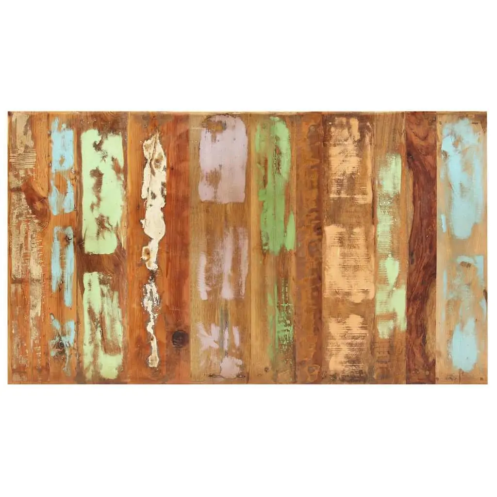 Dining Table Solid Reclaimed Wood 160x80x76 cm Kitchen Room Furniture