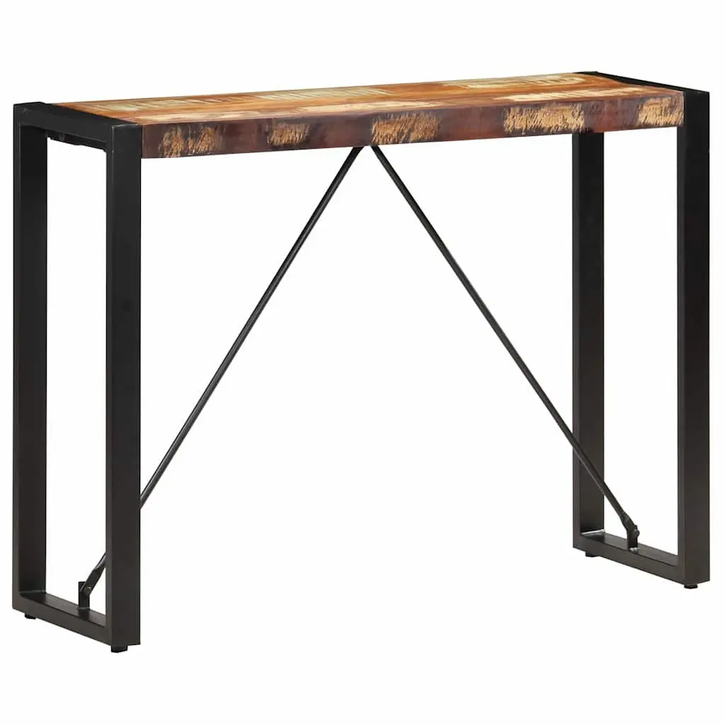 Console Table 110x35x76cm in Reclaimed Wood