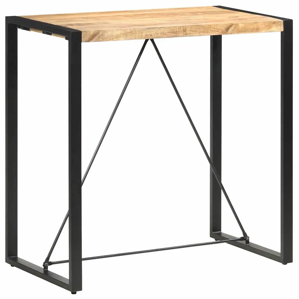 Bar Table Industrial Retro Style 110x60x110cm Solid Mango Wood