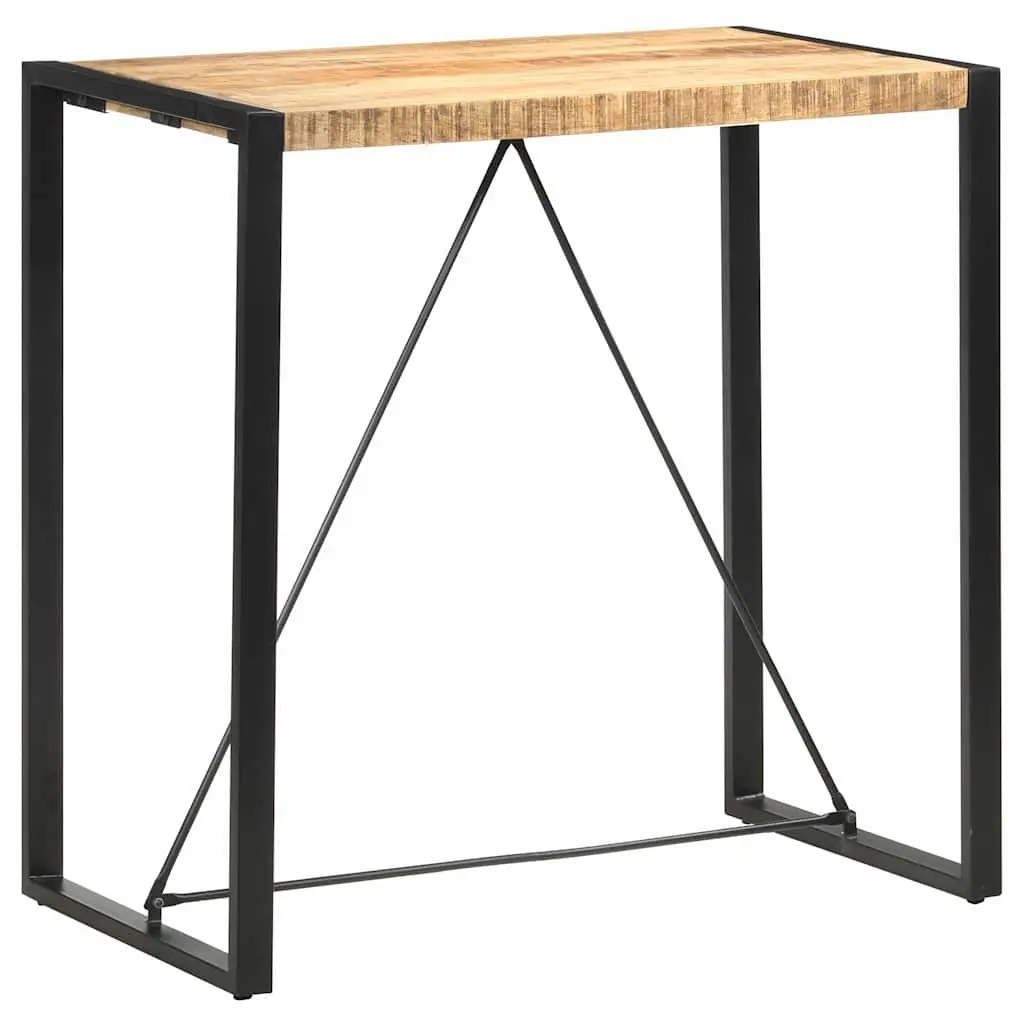 Bar Table Industrial Retro Style 110x60x110cm Solid Mango Wood
