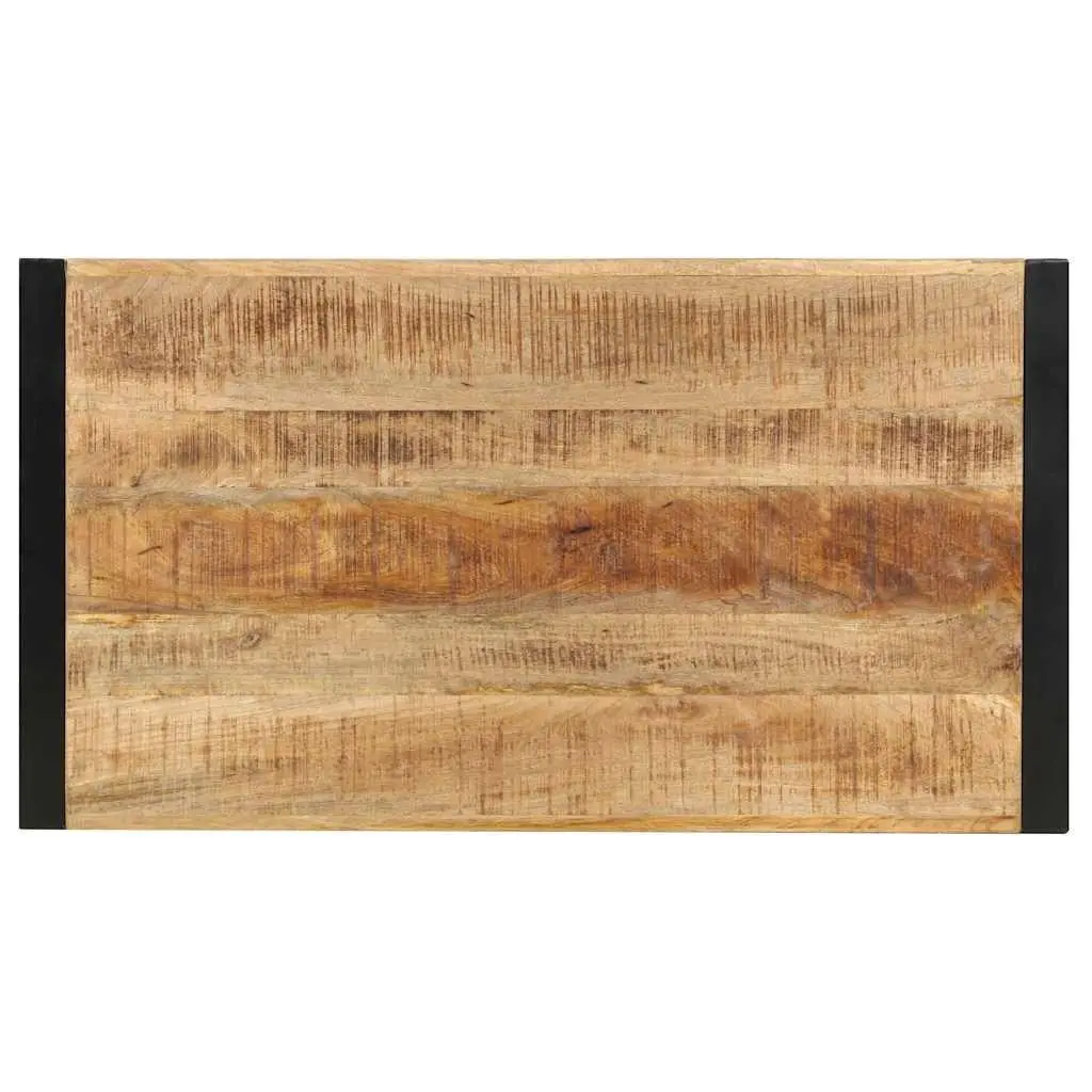 Bar Table Industrial Retro Style 110x60x110cm Solid Mango Wood