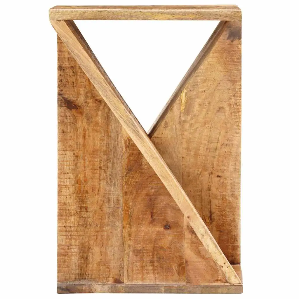 Solid Wood Mango Side Table Natural 35x35x55 cm