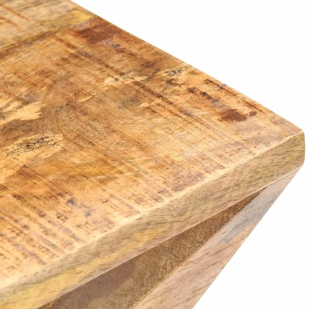 Solid Wood Mango Side Table Natural 35x35x55 cm