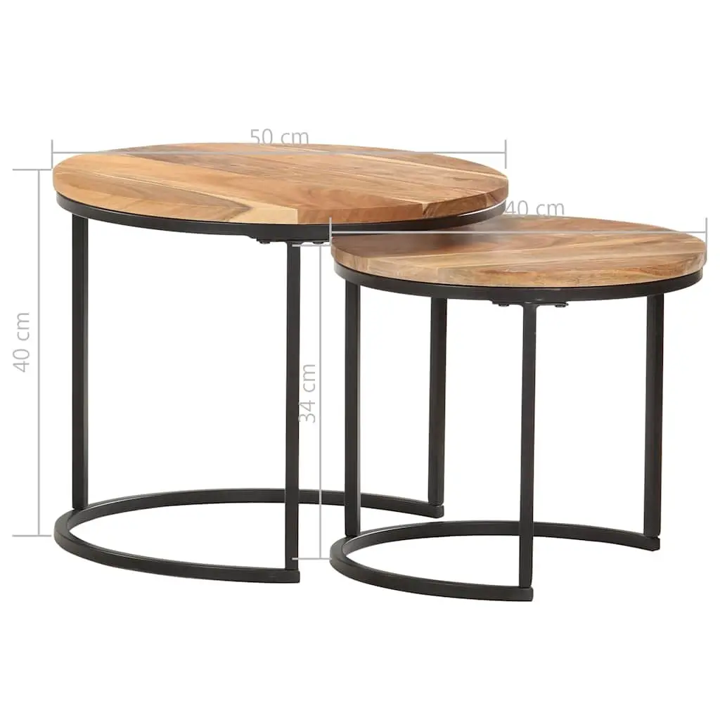 2-Piece Nesting Tables Set