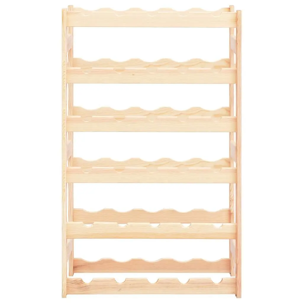 Wine Rack Solid Wood 30 Bottle Storage Display Cabinet Holder