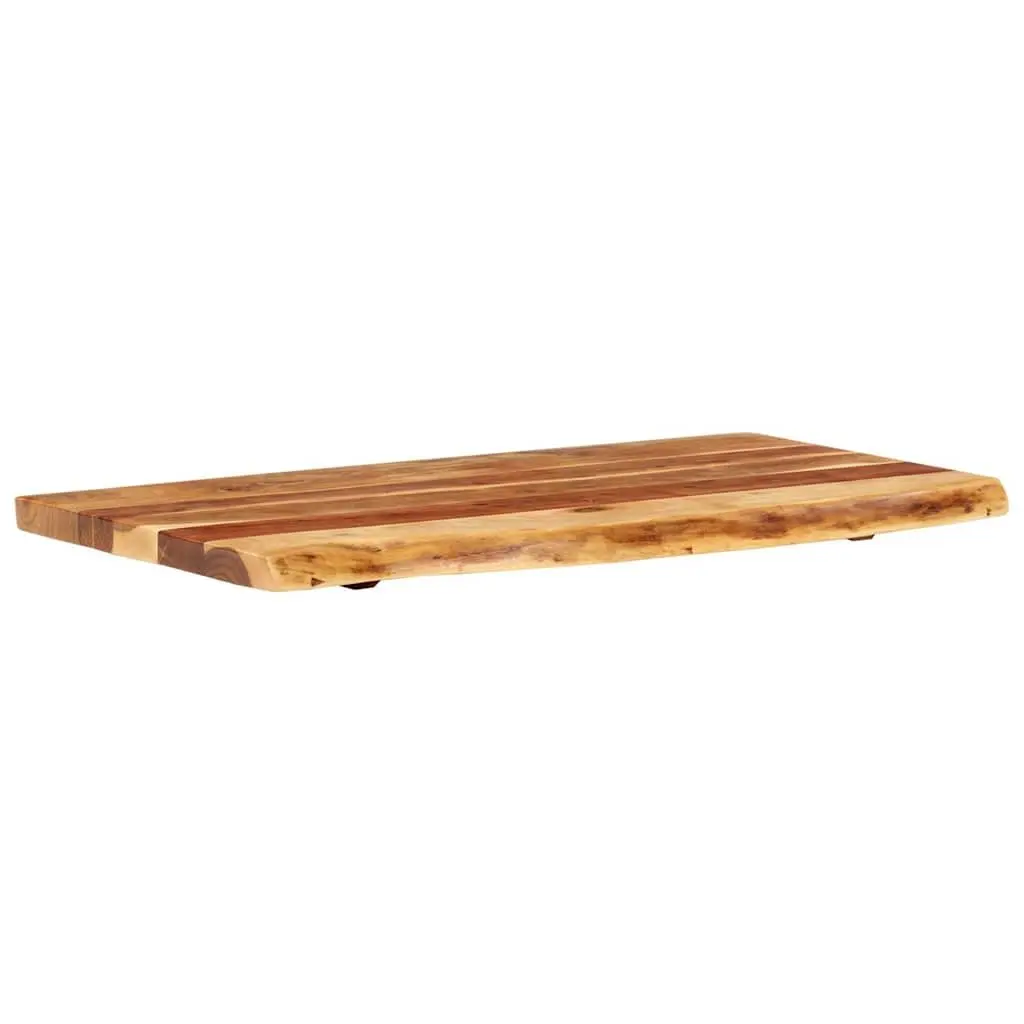 Solid Acacia Wood Bathroom Vanity Top with Unique Character
