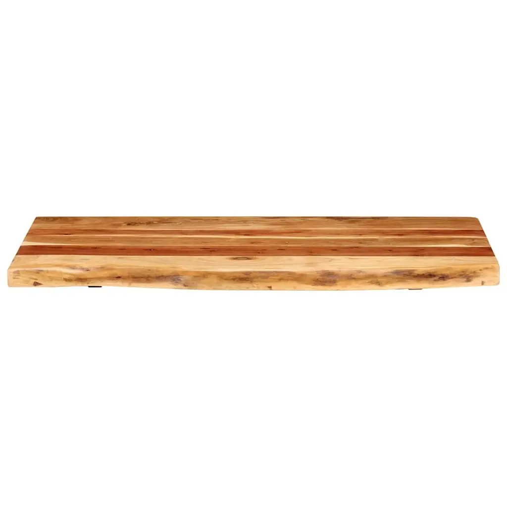 Solid Acacia Wood Bathroom Vanity Top with Unique Character